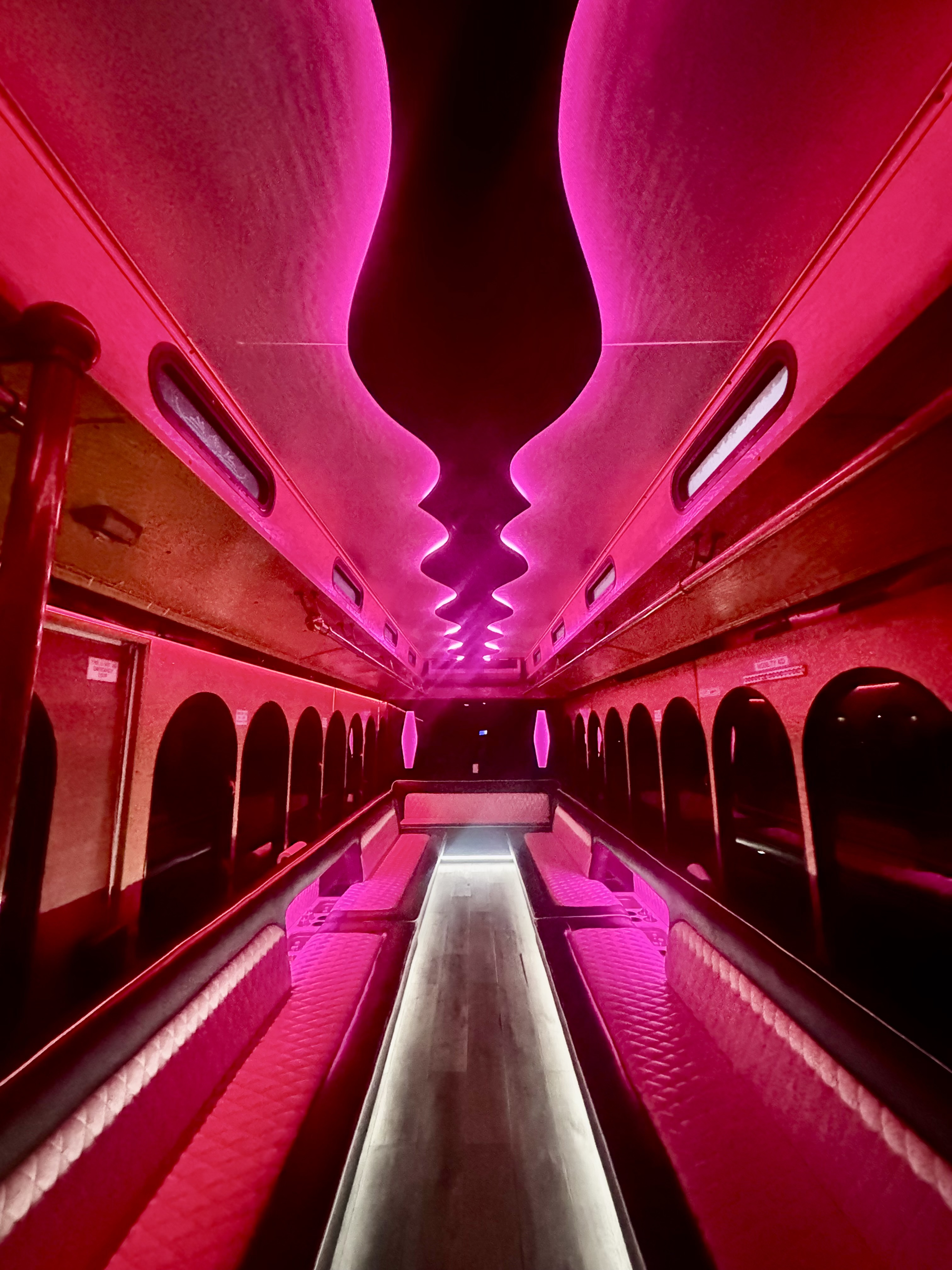 Trolley Limo interior